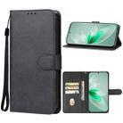 For vivo S16 Pro Leather Phone Case(Black) - 1