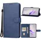 For vivo S16e Leather Phone Case(Blue) - 1