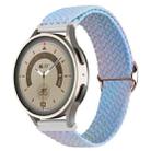 22mm Universal Weave Gradient Color Watch Band(Blue Pink) - 1