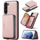 For Samsung Galaxy S23 5G JEEHOOD Magnetic Zipper Wallet Leather Phone Case(Pink) - 1