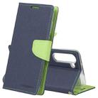 For Samsung Galaxy S23+ 5G GOOSPERY FANCY DIARY Cross Texture Leather Phone Case(Navy Blue) - 1