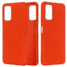 For Huawei Honor 30S Solid Color Liquid Silicone Dropproof Full Coverage Protective Case(Red) - 1