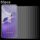 For Samsung Galaxy A24 5G 50pcs 0.26mm 9H 2.5D Tempered Glass Film - 1