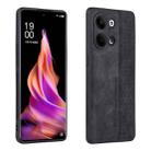 For OPPO Reno9 / Reno9 Pro AZNS 3D Embossed Skin Feel Phone Case(Black) - 1