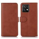 For Motorola Moto X40 Pro Cow Texture Leather Phone Case(Brown) - 1