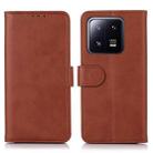 For Xiaomi 13 Pro Cow Texture Leather Phone Case(Brown) - 1