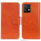 For Motorola Moto X40 Pro Nappa Texture Leather Phone Case(Orange) - 1