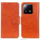 For Xiaomi 13 Pro Nappa Texture Leather Phone Case(Orange) - 1