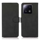 For Xiaomi 13 Pro KHAZNEH Matte Texture Leather Phone Case(Black) - 1