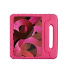 For iPad 10th Gen 10.9 2022 Portable Shockproof EVA Bumper Tablet Case(Rose Red) - 1