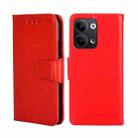 For OPPO Reno9 5G / Reno9 Pro 5G Crystal Texture Leather Phone Case(Red) - 1