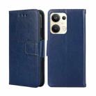 For OPPO Reno9 Pro+ 5G Crystal Texture Leather Phone Case(Royal Blue) - 1