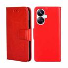For Realme 10 Pro+ 5G Crystal Texture Leather Phone Case(Red) - 1