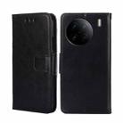 For vivo X90 Pro 5G Crystal Texture Leather Phone Case(Black) - 1