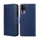 For TCL 40R 5G Crystal Texture Leather Phone Case(Royal Blue) - 1