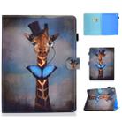 For iPad 2 / 3 / 4 Horizontal TPU Painted Flat Feather Case Anti-skid strip with Sleep Function & Pen Cover & Card Slot & Holder(Deer) - 1