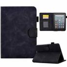 For Amazon Kindle Youth Version 2022 Embossed Smile Flip Tablet Leather Smart Case(Black) - 1