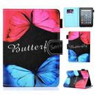 For Amazon Kindle Youth Version 2022 Colored Drawing Stitching Smart Leather Tablet Case(Butterfly Love) - 1