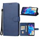 For Infinix Hot 20 5G Leather Phone Case(Blue) - 1