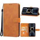 For Xiaomi Redmi K60E Leather Phone Case(Brown) - 1