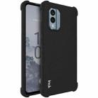 For Nokia X30 5G imak Shockproof Airbag TPU Phone Case(Matte Black) - 1