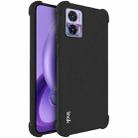 For Motorola Edge 30 Neo 5G imak Shockproof Airbag TPU Phone Case(Matte Black) - 1