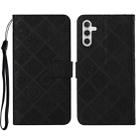 For Samsung Galaxy A54 Ethnic Style Embossed Pattern Leather Phone Case(Black) - 1
