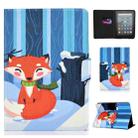 For Amazon Kindle Youth Version 2022 Voltage Colored Drawing Smart Leather Tablet Case(Red Fox) - 1
