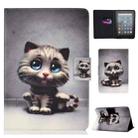 For Amazon Kindle Youth Version 2022 Voltage Colored Drawing Smart Leather Tablet Case(Cat) - 1