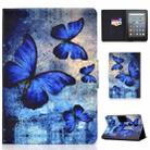 For Amazon Kindle Youth Version 2022 Voltage Colored Drawing Smart Leather Tablet Case(Butterfly) - 1