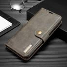 For Galaxy M30S DG.MING Crazy Horse Texture Flip Detachable Magnetic Leather Case with Holder & Card Slots & Wallet(Grey) - 1