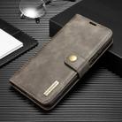 For Huawei P40 Pro DG.MING Crazy Horse Texture Flip Detachable Magnetic Leather Case with Holder & Card Slots & Wallet(Grey) - 1