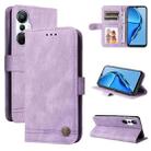 For Infinix Hot 20s Skin Feel Life Tree Metal Button Leather Phone Case(Purple) - 1