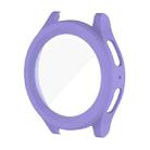 For Samsung Galaxy Watch5 Pro 45mm PC + Tempered Film Fuel Injection Watch Protective Case(Light Purple) - 1