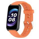 For Keep Band B4 16mm Glossy Surface Silicone Watch Band(Orange) - 1
