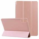 For Xiaomi Redmi Pad 10.61 2022 Three-fold Holder Flip Tablet Leather Case(Rose Gold) - 1