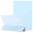 For Xiaomi Redmi Pad 10.61 2022 Three-fold Holder Flip Tablet Leather Case(Sky Blue) - 1