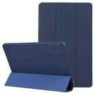 For Xiaomi Redmi Pad 10.61 2022 Three-fold Holder Flip Tablet Leather Case(Dark Blue) - 1