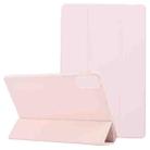 For Xiaomi Redmi Pad 10.61 2022 Three-fold Holder Flip Tablet Leather Case(Light Pink) - 1