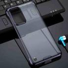 For Huawei P40 SULADA Borderless Drop-proof Vacuum Plating PC Case(Black) - 1