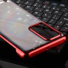 For Huawei P40 SULADA Borderless Drop-proof Vacuum Plating PC Case(Red) - 5