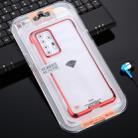 For Huawei P40 SULADA Borderless Drop-proof Vacuum Plating PC Case(Red) - 6