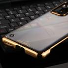 For Huawei P40 SULADA Borderless Drop-proof Vacuum Plating PC Case(Gold) - 4