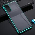 For Galaxy S20 SULADA Borderless Drop-proof Vacuum Plating PC Case(Green) - 1