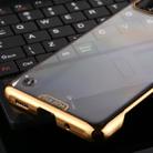 For Galaxy S20 SULADA Borderless Drop-proof Vacuum Plating PC Case(Gold) - 4