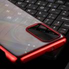 For Galaxy S20 Plus SULADA Borderless Drop-proof Vacuum Plating PC Case(Red) - 5