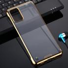 For Galaxy S20 Plus SULADA Borderless Drop-proof Vacuum Plating PC Case(Gold) - 1