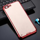 For iPhone 7 Plus / 8 Plus SULADA Borderless Drop-proof Vacuum Plating PC Case(Red) - 1