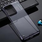 For Galaxy S20 Ultra SULADA Borderless Drop-proof Vacuum Plating PC Case(Black) - 1