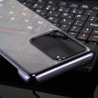 For Galaxy S20 Ultra SULADA Borderless Drop-proof Vacuum Plating PC Case(Black) - 5